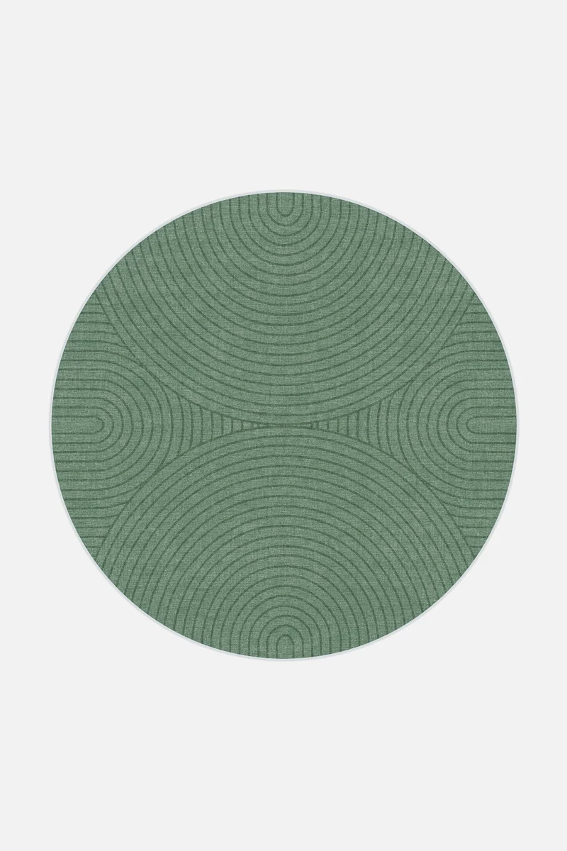 Zen Grün Teppich