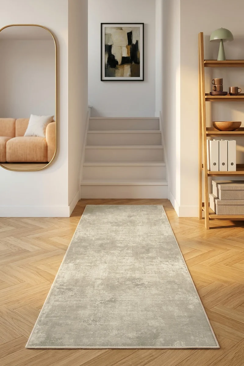 Asche Beige Teppich