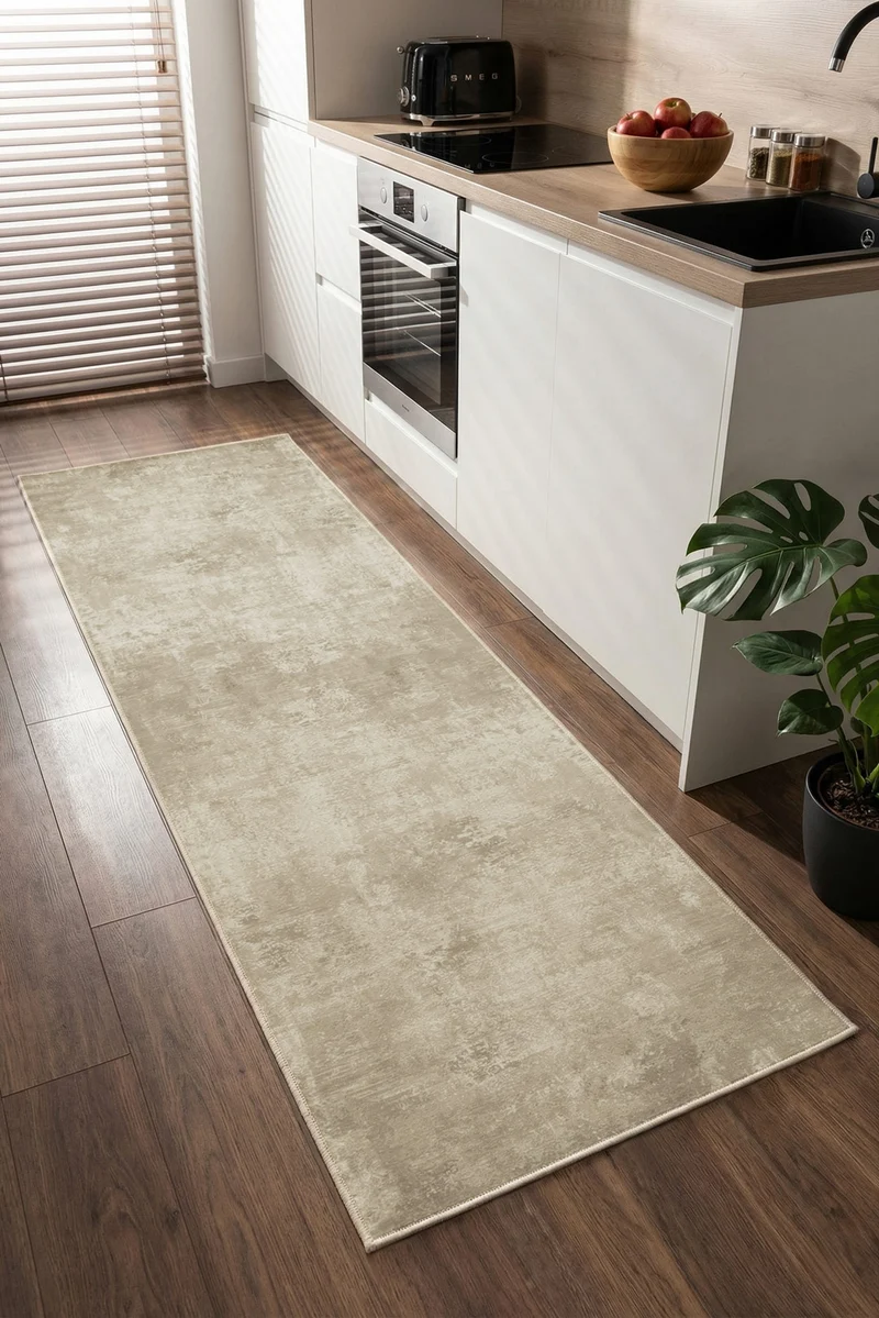 Asche Beige Teppich