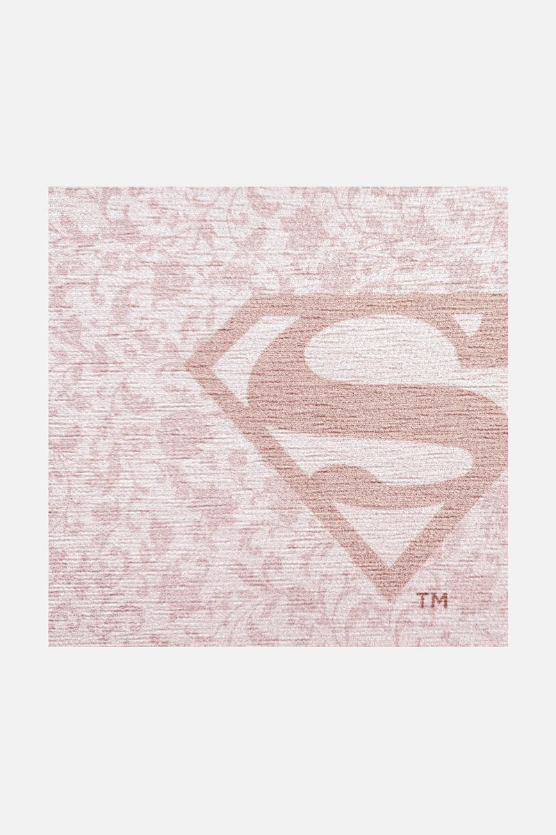 Supergirl™ Floral Rosa Teppich
