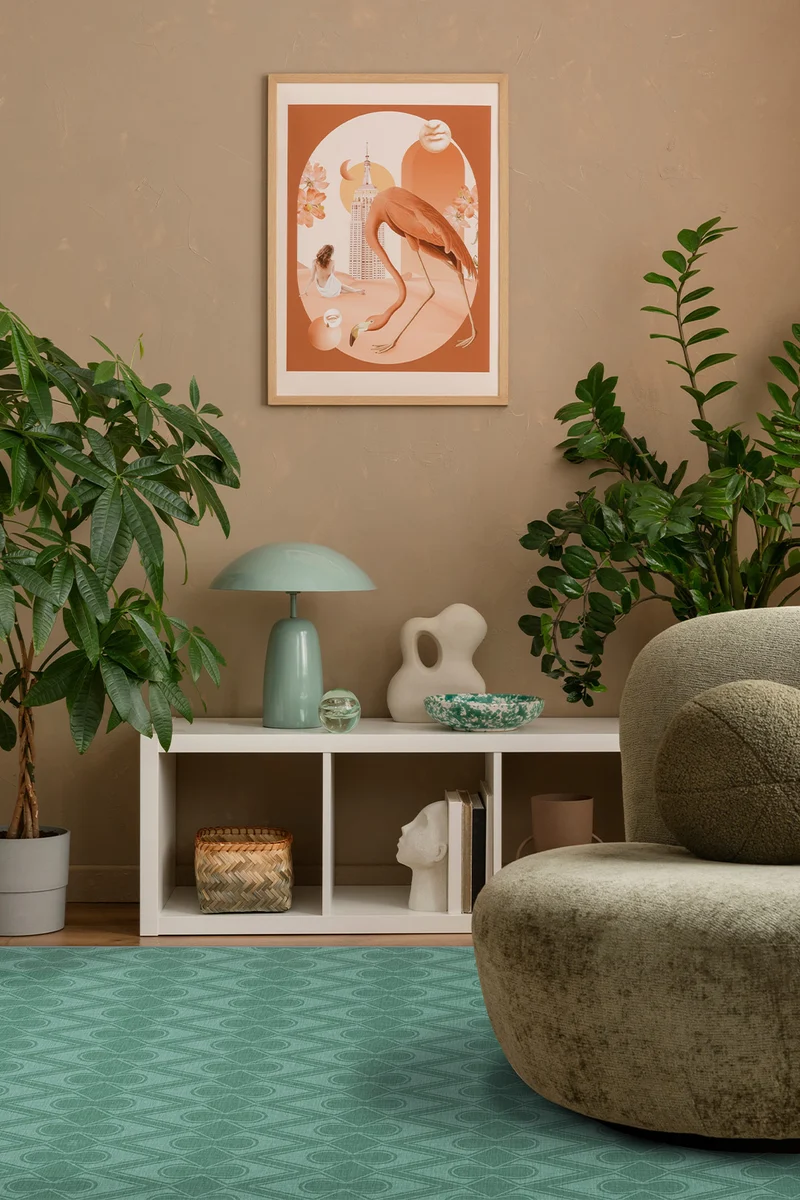 Aquaman™ Abzeichen Salbei Teppich