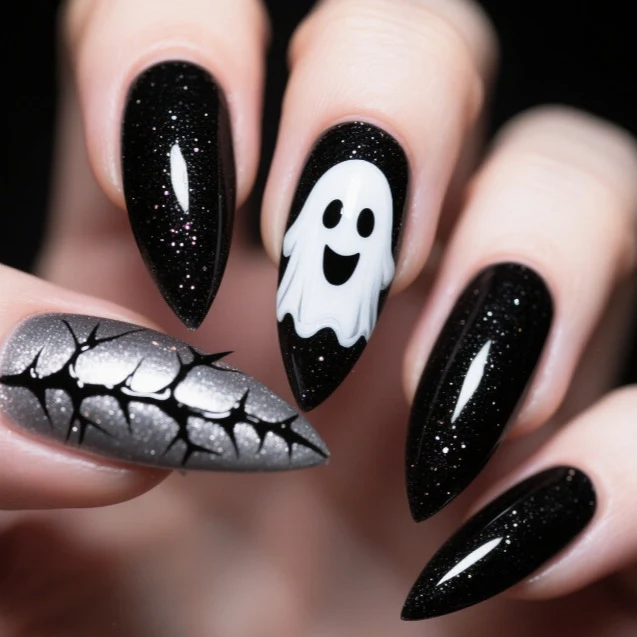 Halloween-Themen Gruselig Nagelkunst Karnz