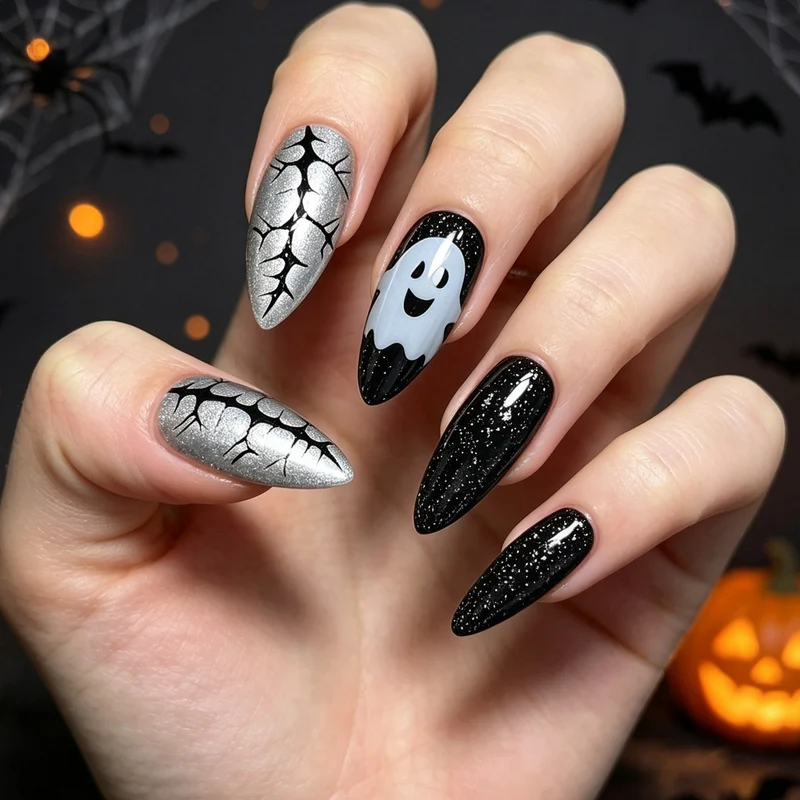 Halloween Themen Nageldesign Karnz