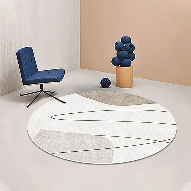 Abstract Patterned Round Area Rug Stornfield
