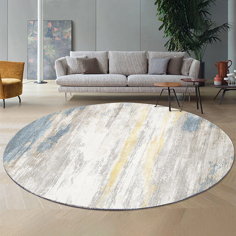 Abstract Patterned Round Area Rug Stornfield