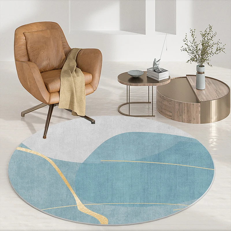 Abstract Patterned Round Area Rug Stornfield