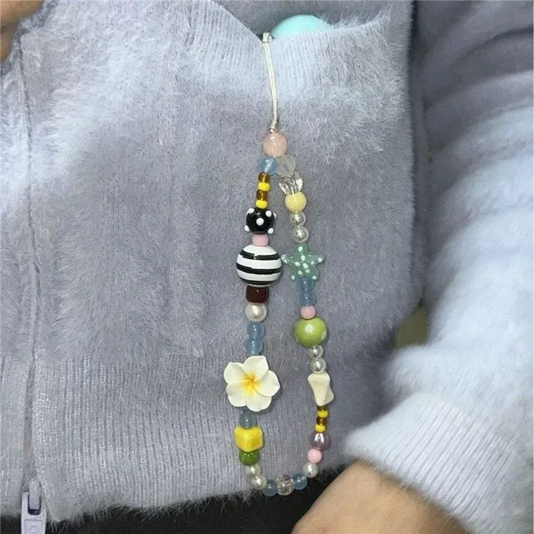 Perlen Charm Halskette Karnz 1790135407
