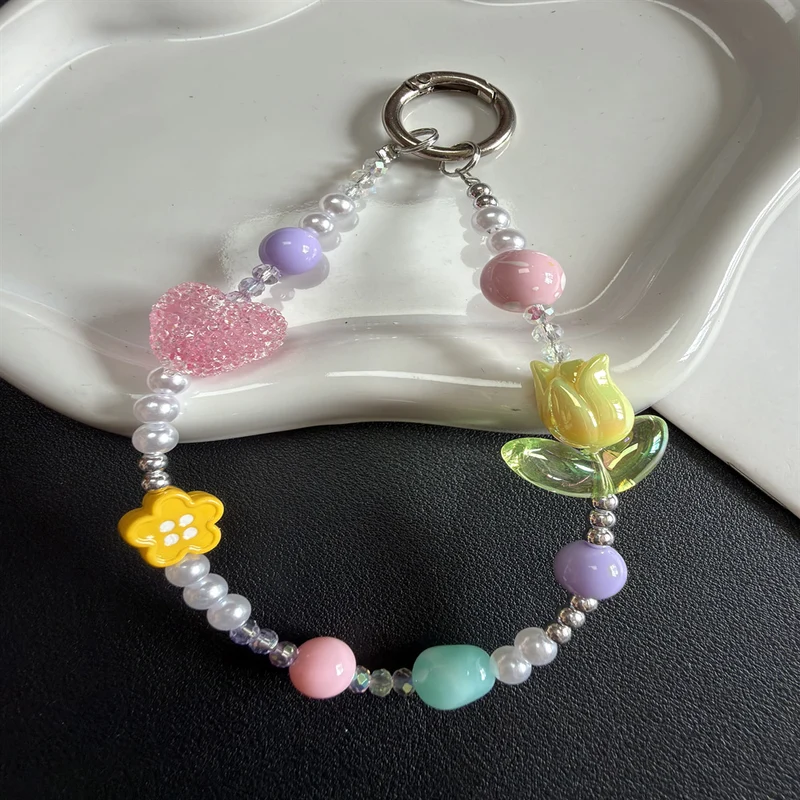 Perlen Charm Schlüsselanhänger Karnz 1790134678