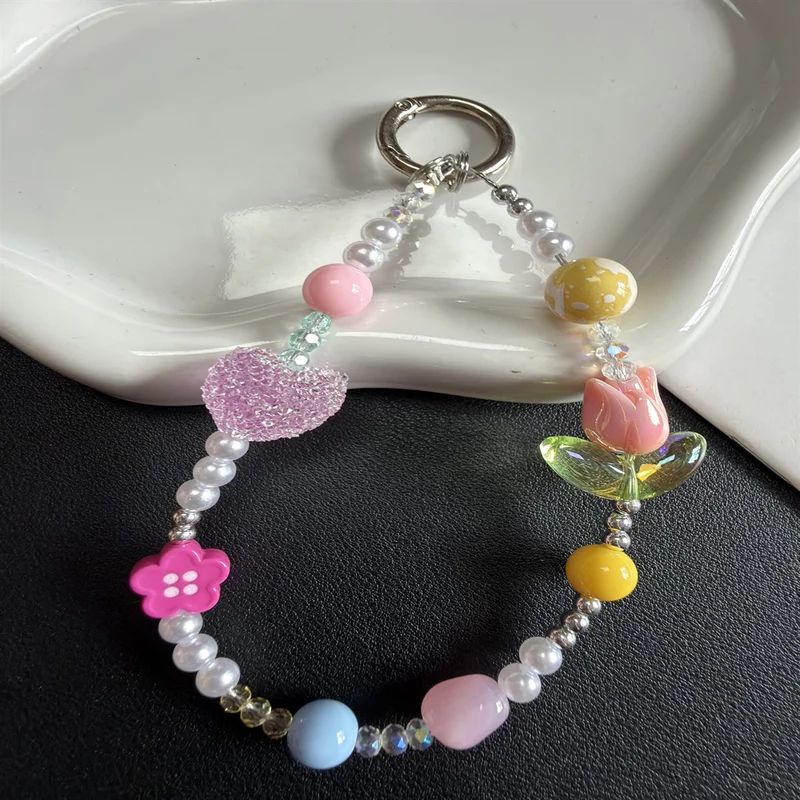 Perlen Charm Schlüsselanhänger Karnz 1790134678