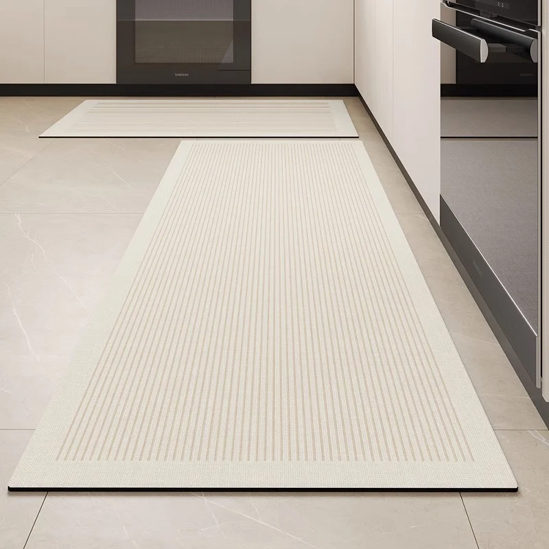 Abstract Line Art Non-Slip Kitchen Mat Stornfield