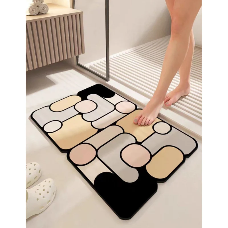 Abstract Geometric Bath Mat Stornfield