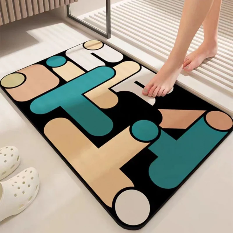 Abstract Geometric Bath Mat Stornfield