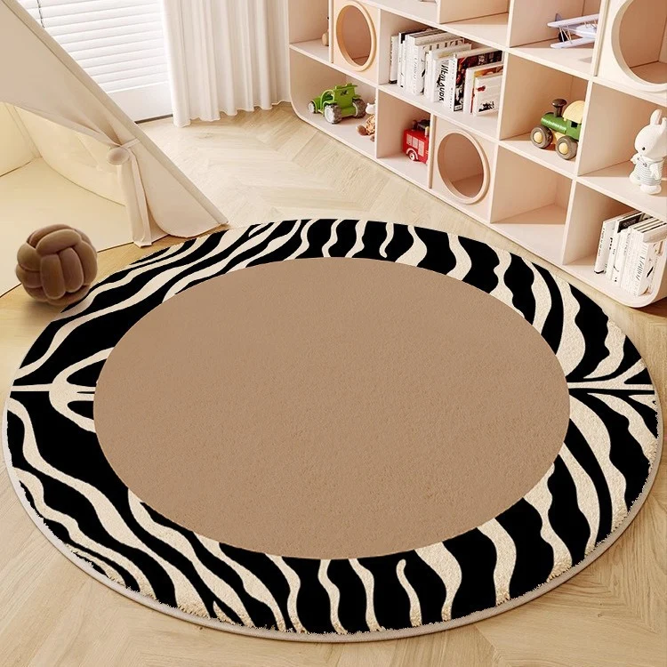 Abstract Circular Area Rug Stornfield