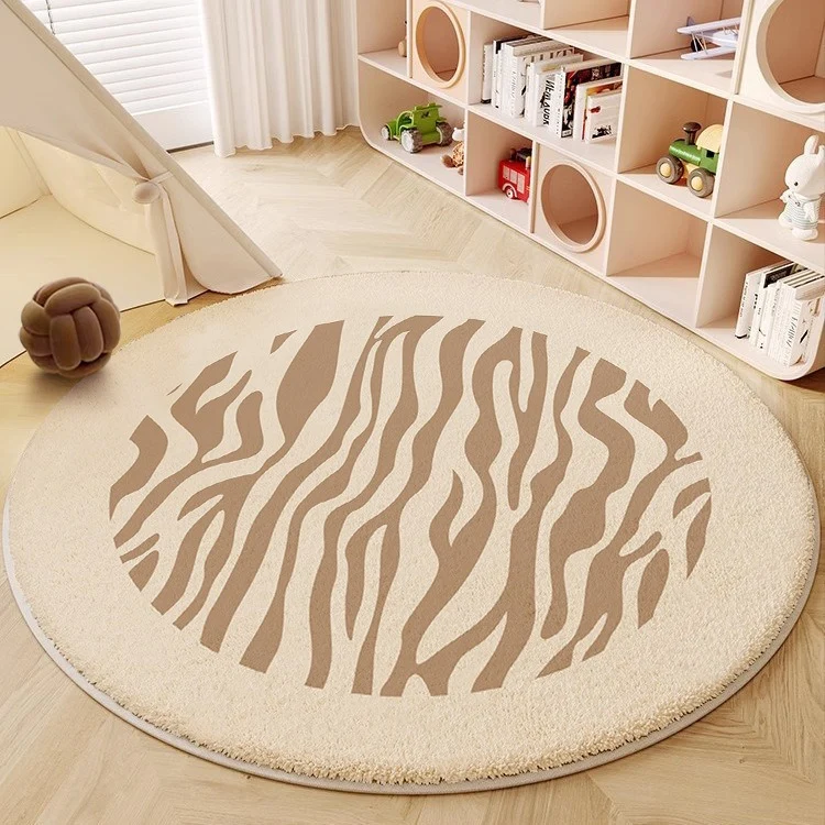 Abstract Circular Area Rug Stornfield