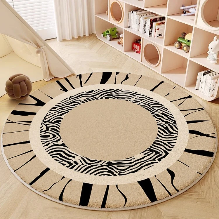 Abstract Circular Area Rug Stornfield