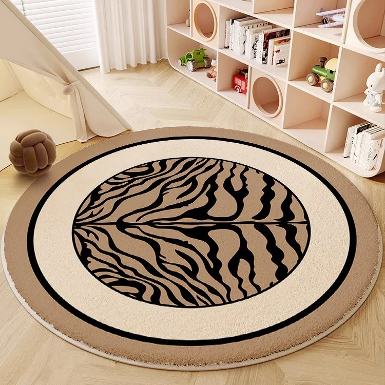 Abstract Circular Area Rug Stornfield