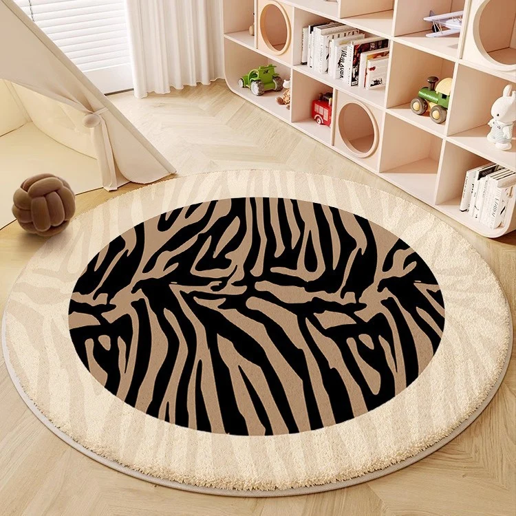 Abstract Circular Area Rug Stornfield