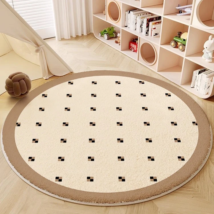 Abstract Circular Area Rug Stornfield