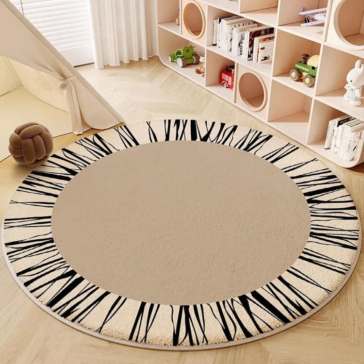 Abstract Circular Area Rug Stornfield