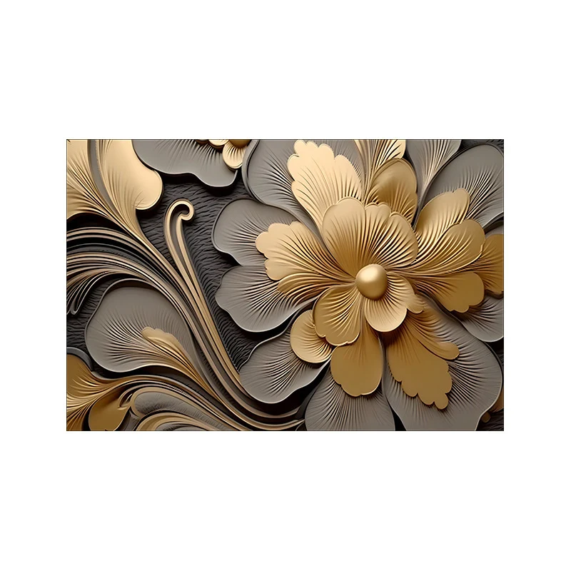 3D Floral Design Bath Mat Stornfield