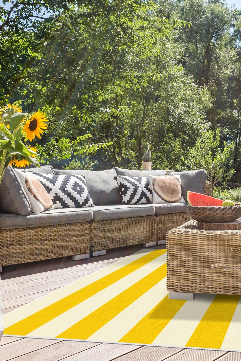 Outdoor Sunny Mango Teppich