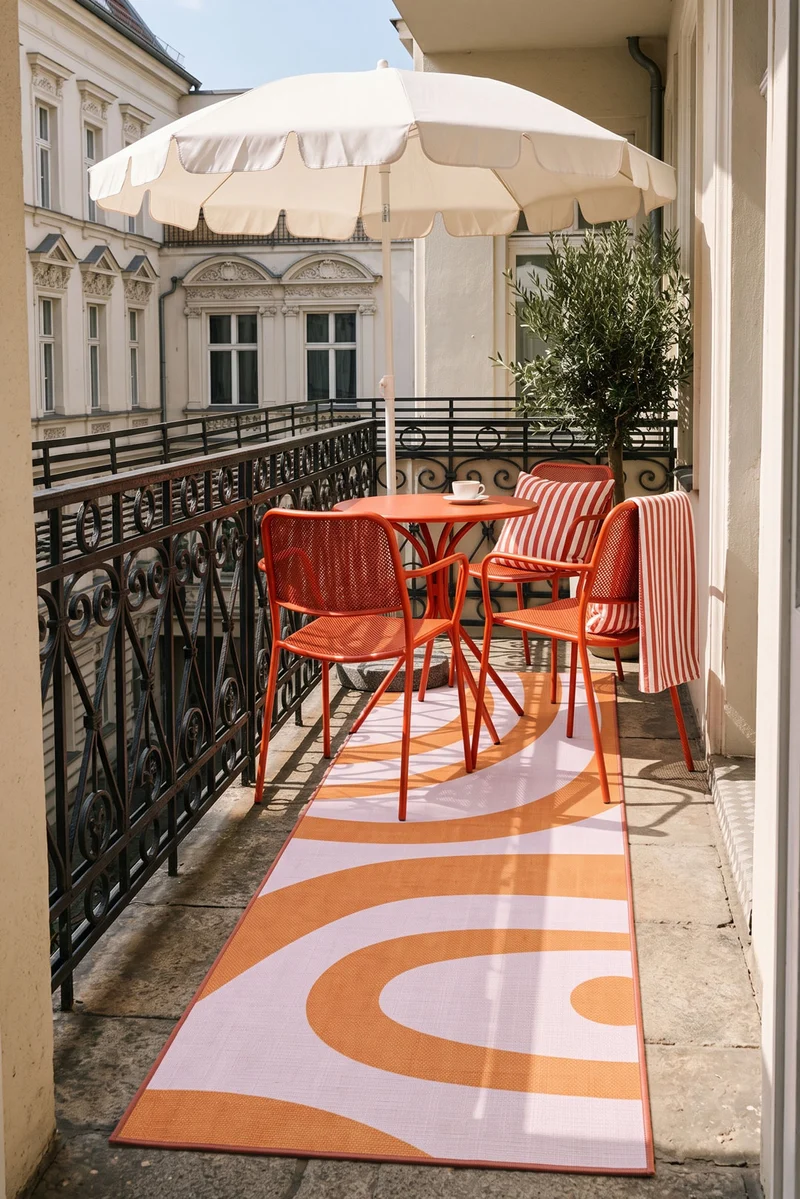 Outdoor Oceane Blume Teppich
