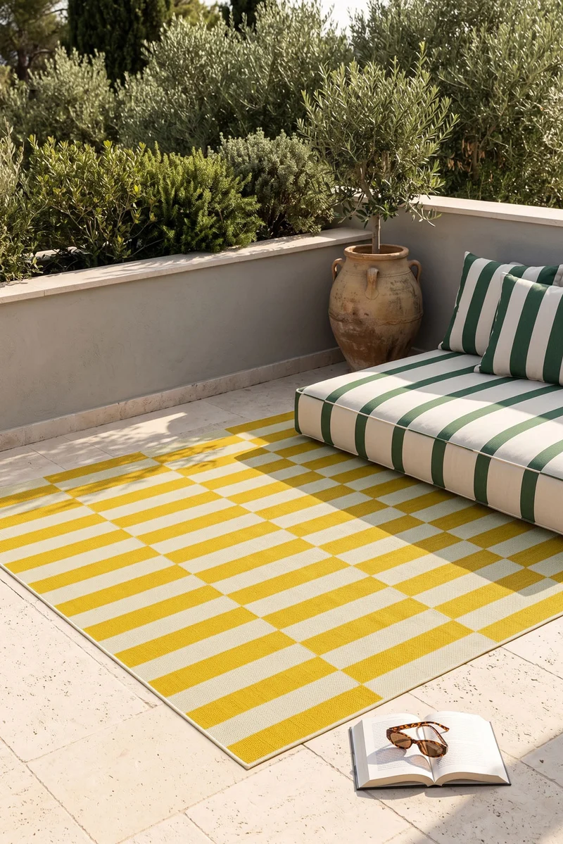 Outdoor Isla Zitrone Teppich