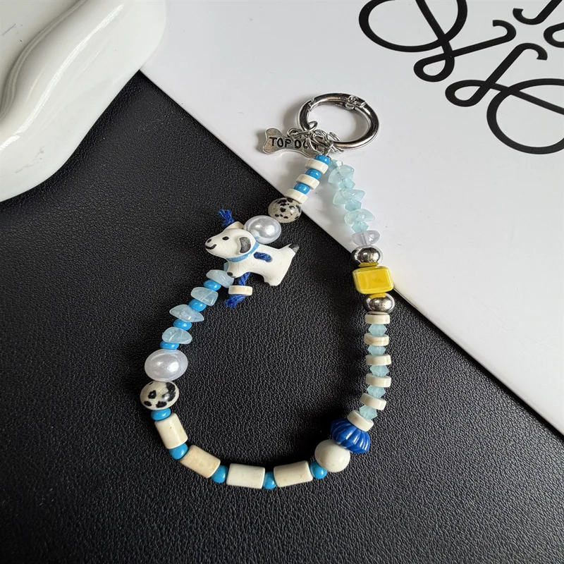 Beaded Pet-Themed Keychain Stornfield