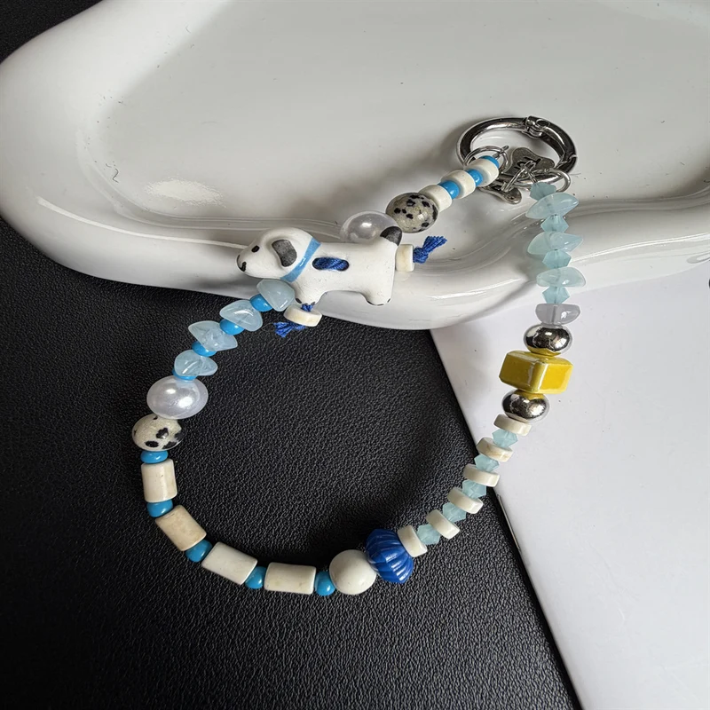Beaded Pet-Themed Keychain Stornfield