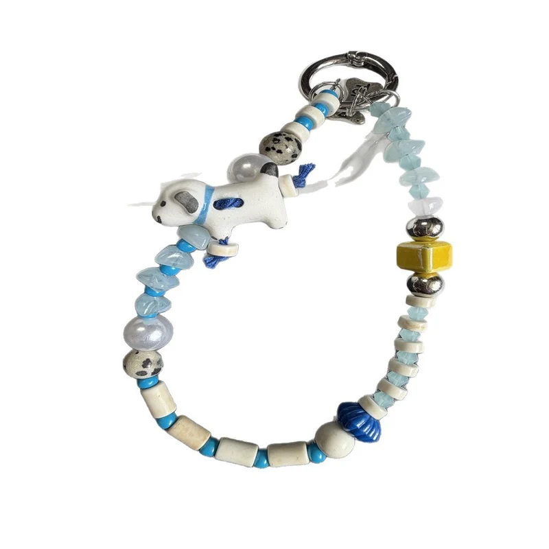 Beaded Pet-Themed Keychain Stornfield