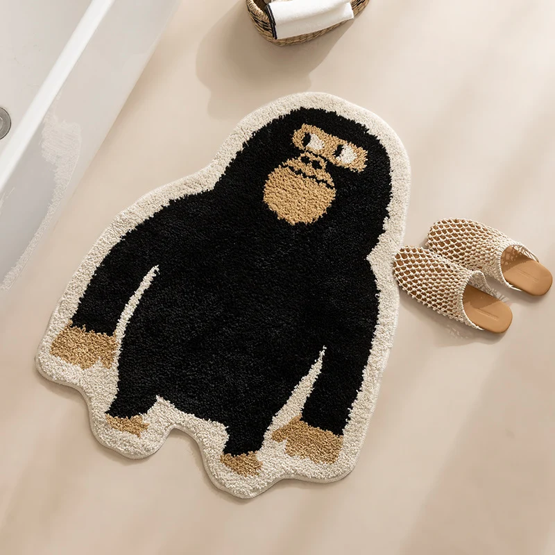 Badematte in Gorilla-Form mit rutschfester Unterseite Karnz