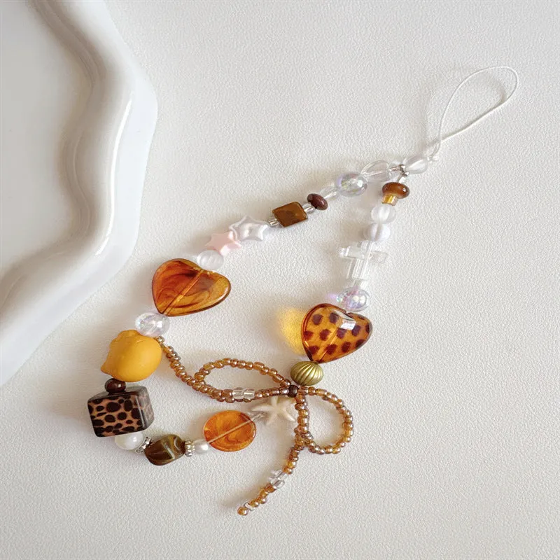 Beaded Heart Charm Necklace Stornfield
