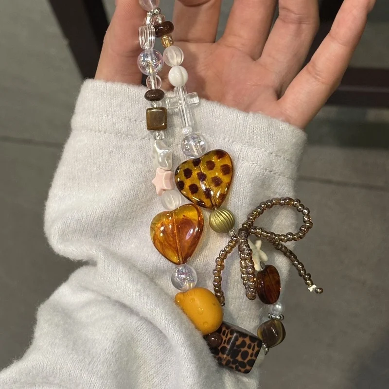 Beaded Heart Charm Necklace Stornfield
