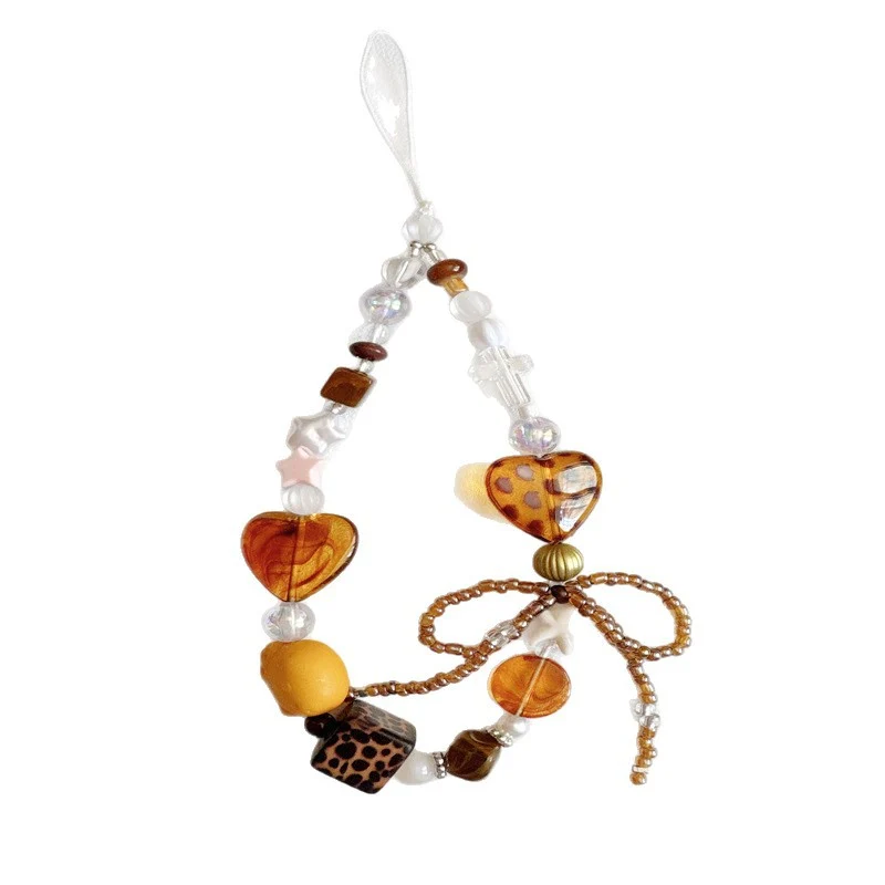 Beaded Heart Charm Necklace Stornfield