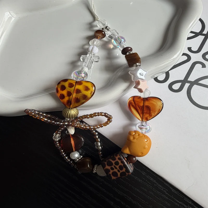Beaded Heart Charm Necklace Stornfield