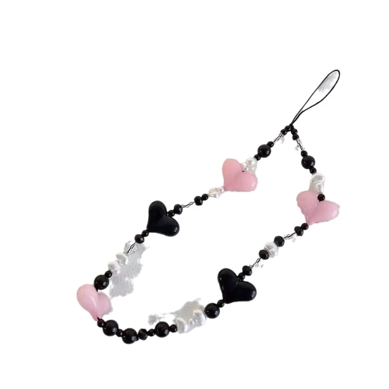 Beaded Heart Charm Eyewear Lanyard Stornfield