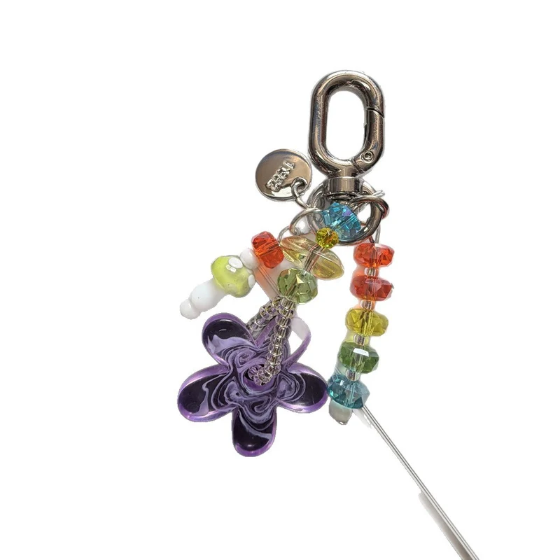 Beaded Flower Charm Keychain Stornfield 1790134944