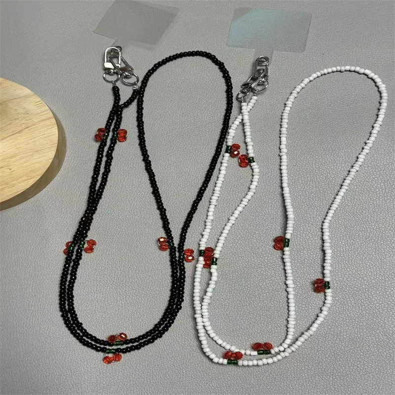 Beaded Eyewear Lanyard with Artistic Charms Stornfield