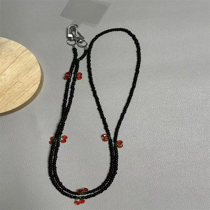 Beaded Eyewear Lanyard with Artistic Charms Stornfield