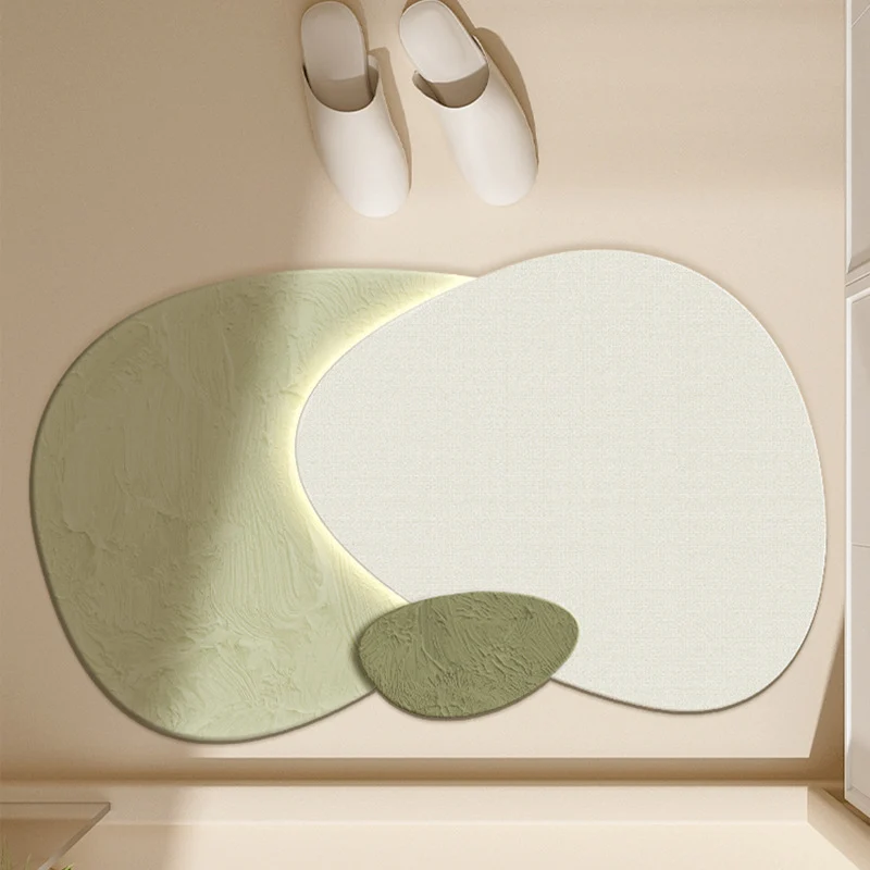 Stylish Geometric Pattern Bath Mat Stornfield