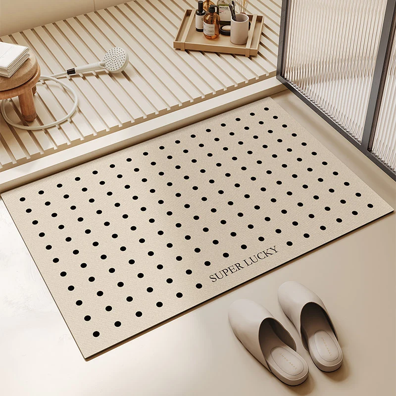 Stylish Geometric Pattern Bath Mat Stornfield