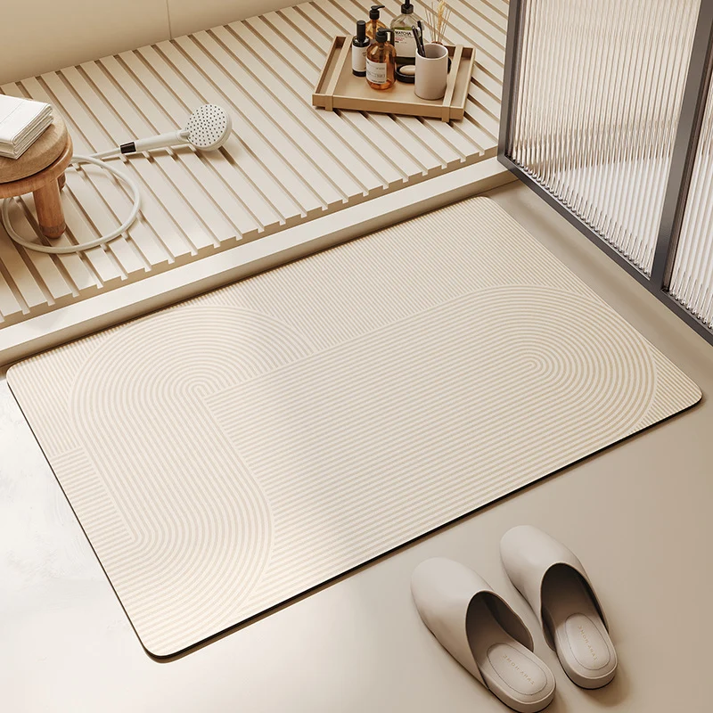 Stylish Geometric Pattern Bath Mat Stornfield
