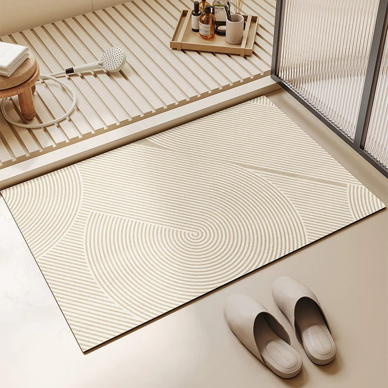 Stylish Geometric Pattern Bath Mat Stornfield
