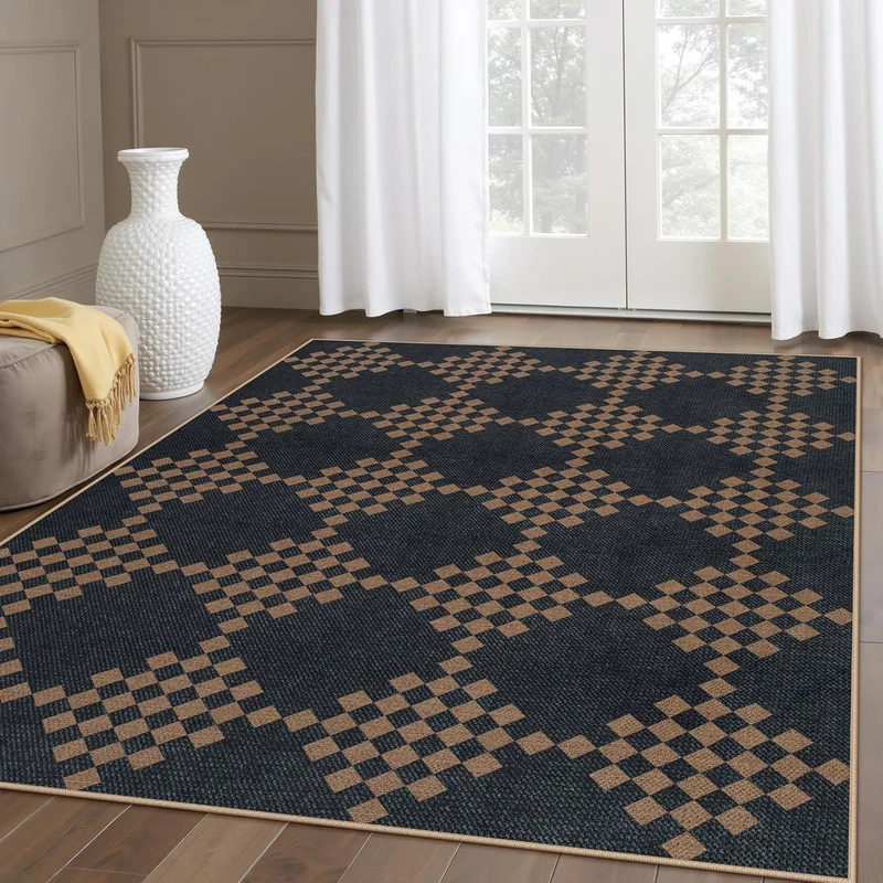 Stylish Diamond Pattern Outdoor Area Rug Stornfield