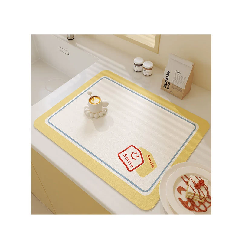 Smiling Faces Kitchen Mat Stornfield