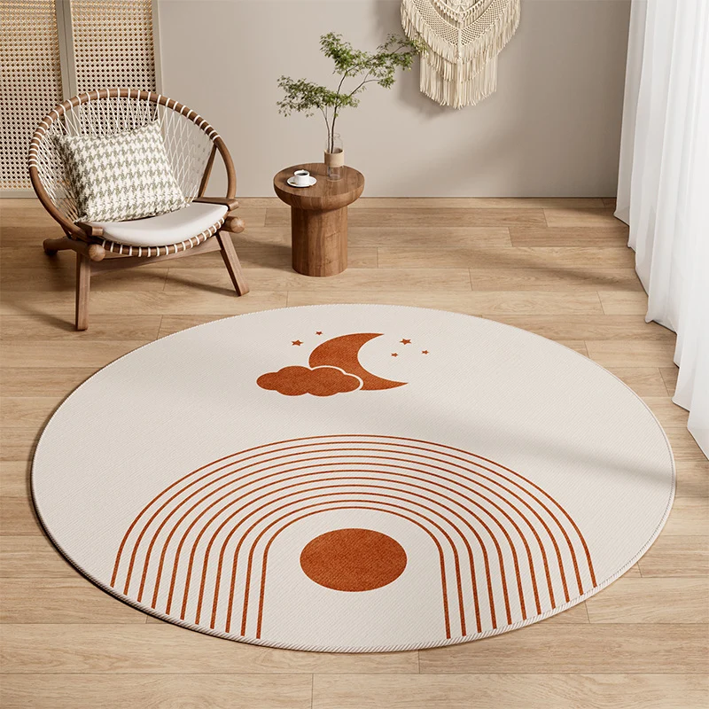 Round Bohemian Area Rug Stornfield
