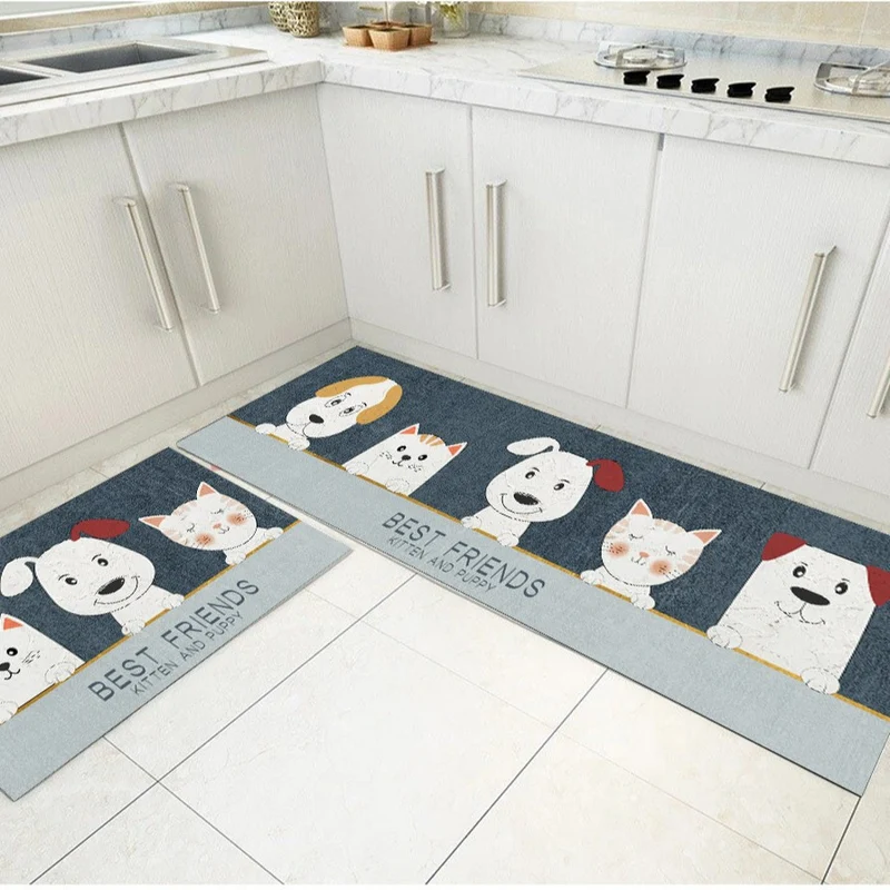 Plush Textured Kitchen Floor Mat Stornfield