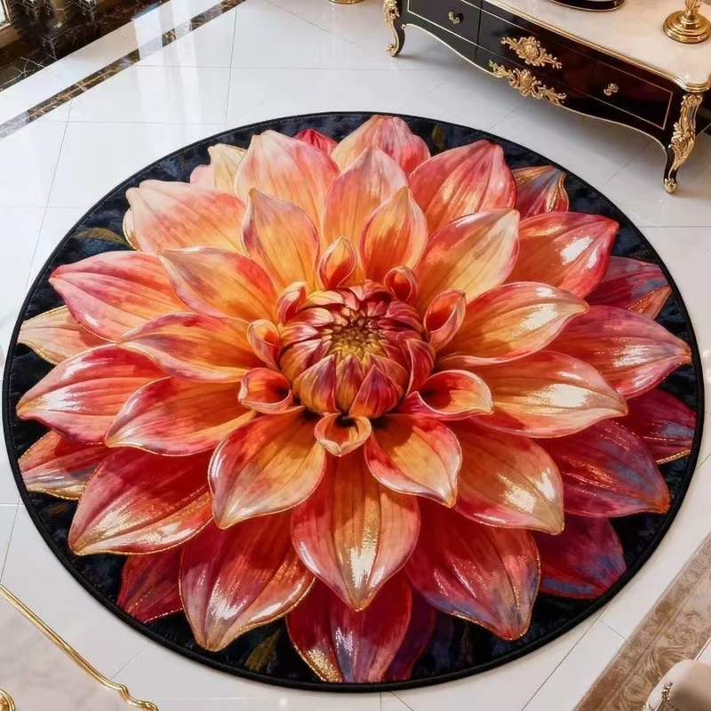 Plush Sunflower Decorative Area Rug Stornfield