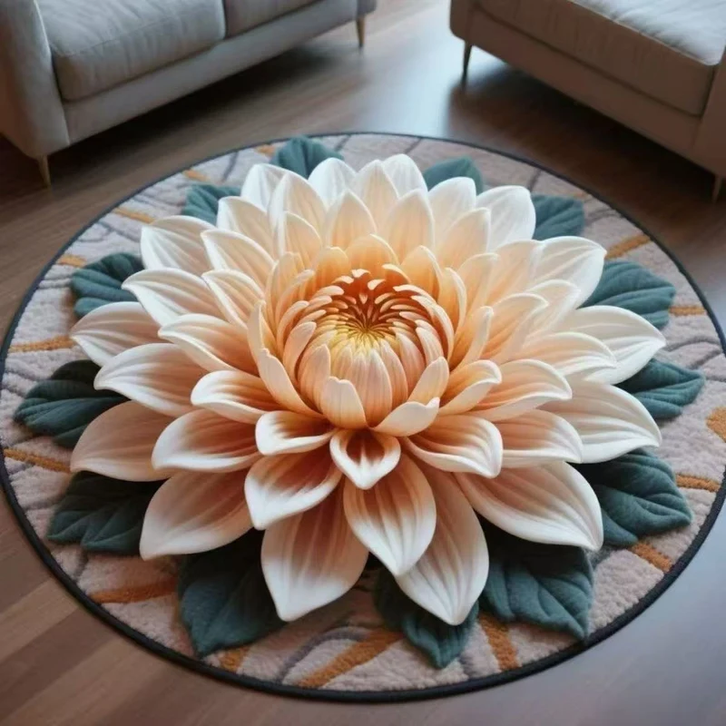 Plush Sunflower Decorative Area Rug Stornfield