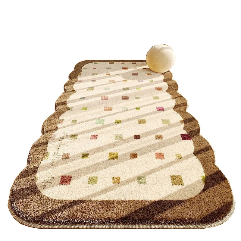 Plush Scalloped Decorative Area Rug Stornfield